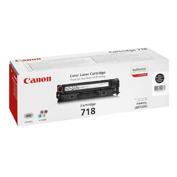 Canon originál toner CRG718, black, 6800str., 2662B005, Canon LBP-7200Cdn, dual pack, 2ks, O