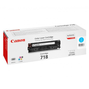 Canon originál toner CRG718, cyan, 2900str., 2661B002, Canon LBP-7200Cdn, O