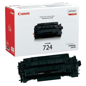 Canon originál toner CRG724, black, 6000str., 3481B002, Canon i-SENSYS LBP-6750dn, O