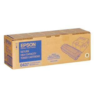 Epson original toner C13S050437, black, 8000str., return