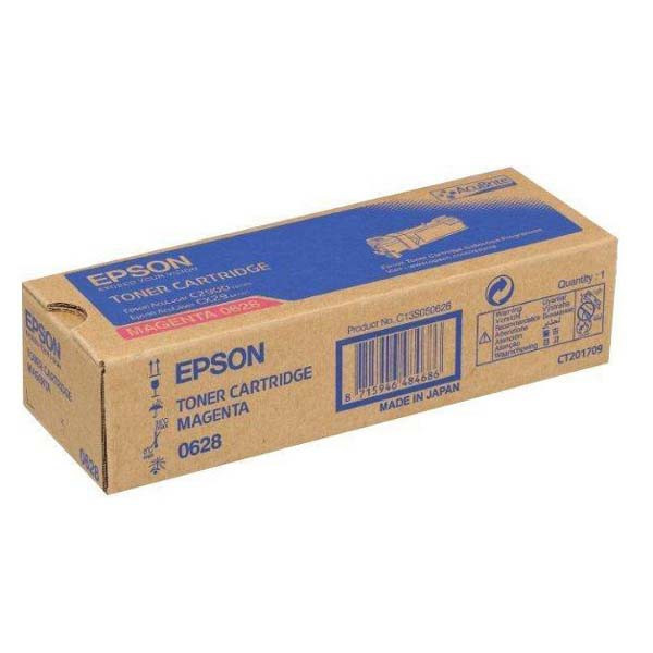 Epson original toner C13S050628, magenta, 2500str., Epson Aculaser C2900N, O