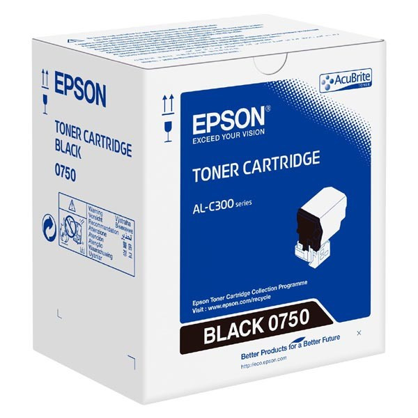 Epson original toner C13S050750, black, 7300str., Epson WorkForce AL-C300N, O