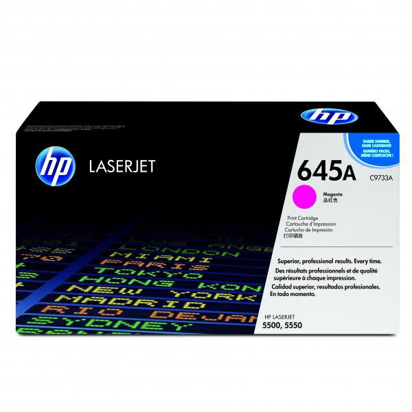 HP originální toner C9733A, HP 645A, magenta, 12000str.