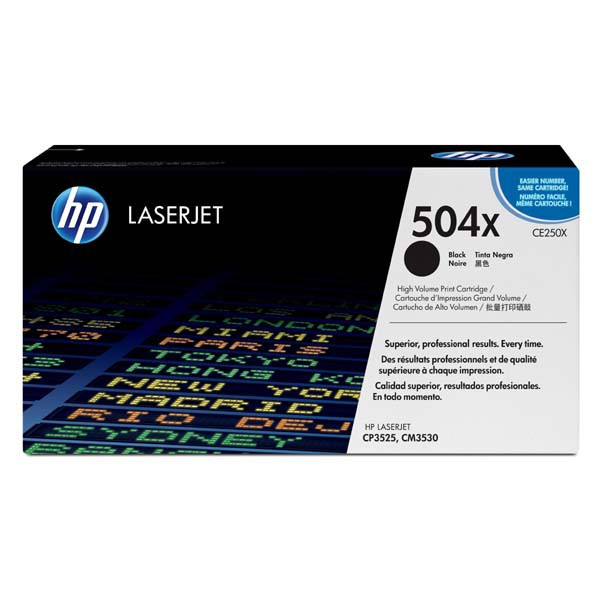 HP original toner CE250X, HP 504X, black, 10500str.