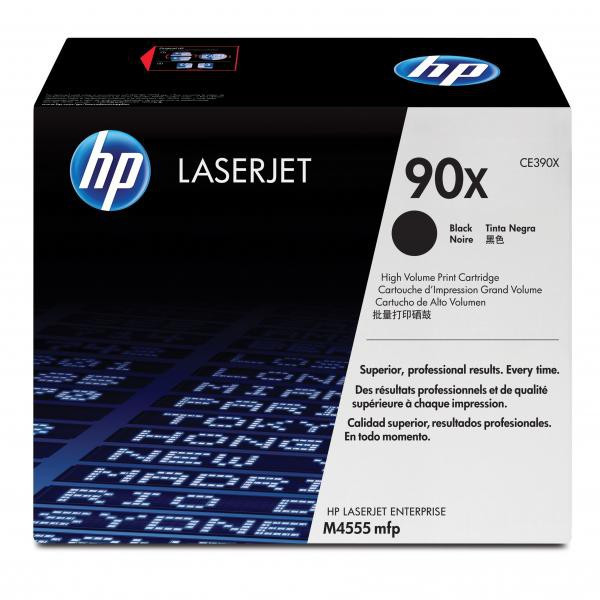HP original toner CE390X, HP 90X, black, 24000str.