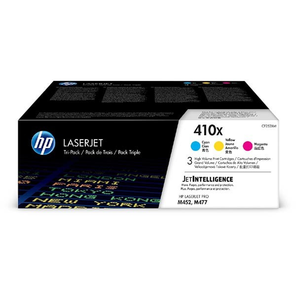 HP original toner CF252XM, HP 410X, CMY, 15000 (3x5000)str., high capacity, 3ks