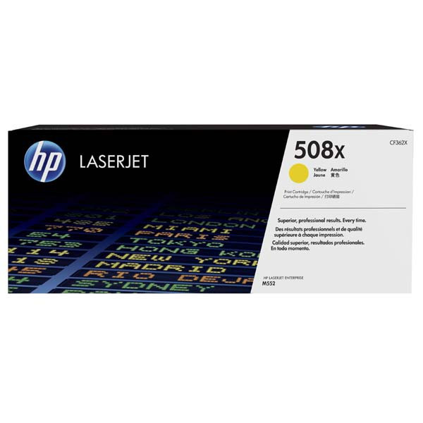 HP originální toner CF362X, HP 508X, yellow, 9500str., high capacity