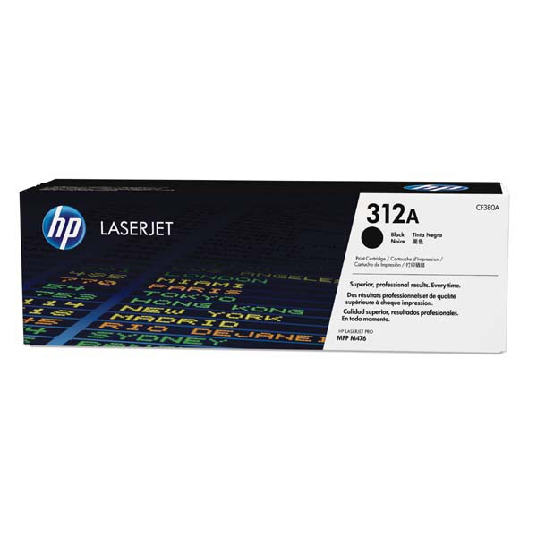 HP original toner CF380A, HP 312A, black, 2280str., 720g