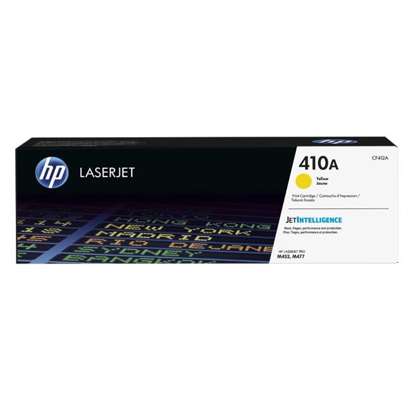 HP original toner CF412A, HP 410A, yellow, 2300str., 600g