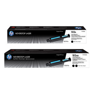 HP originální toner reload kit W1103AD, HP 103AD, black, 5000 (2x2500)str., dual pack