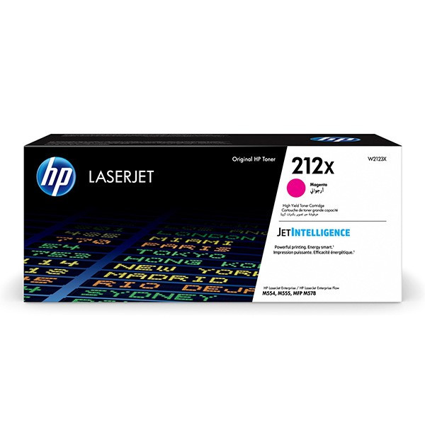 HP original toner W2123X, HP 212X, magenta, 10000str., high capacity