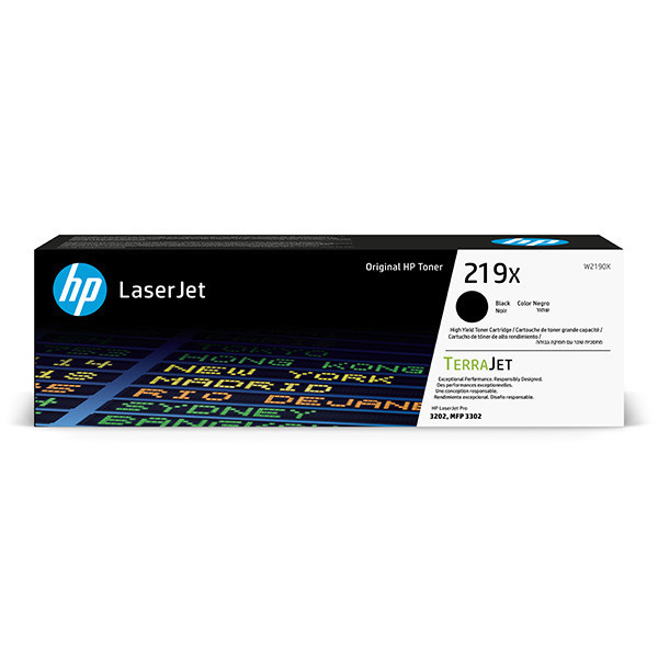 HP TerraJet original toner W2190X, HP 219X, black, 3200str., high capacity