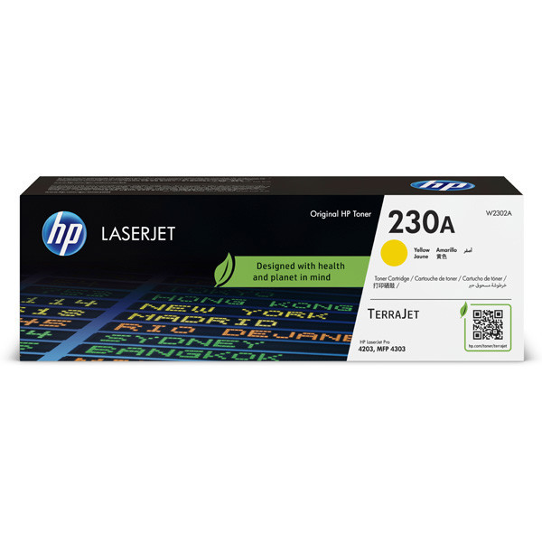 HP original toner W2302A, HP 230A, yellow, 1800str.
