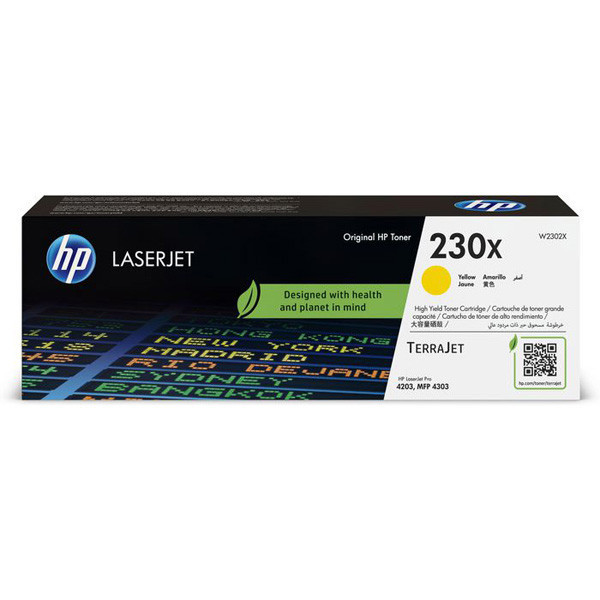 HP original toner W2302X, HP 230X, yellow, 5500str., high capacity