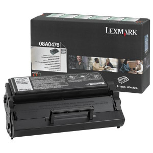 Lexmark original toner 08A0476, black, 3000str., return