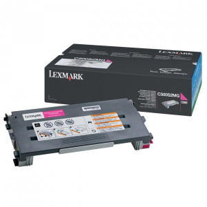 Lexmark originál toner C500S2MG, magenta, 1500str., return