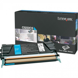 Lexmark originální toner C5222CS, cyan, 3000str.
