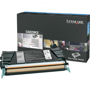 Lexmark originální toner C5222KS, black, 4000str.