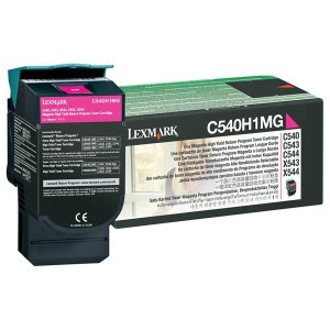Lexmark originální toner C540H1MG, magenta, 2000str., high capacity, return