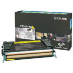 Lexmark original toner C734A1YG, yellow, 6000str., return