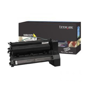 Lexmark original toner 10B032Y, yellow, 15000str.