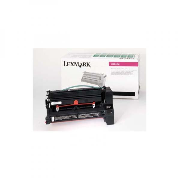 Lexmark original toner 10B042M, magenta, 15000str., return