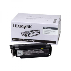 Lexmark original toner 12A4710, black, 6000str., return