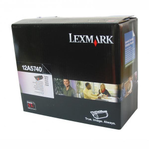Lexmark originální toner 12A5740, black, 10000str.