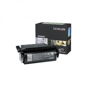Lexmark original toner 12A5849, black, 25000str., return