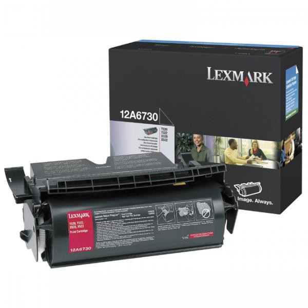 Lexmark originální toner 12A6730, black, 7500str.