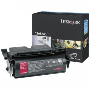 Lexmark original toner 12A6735, black, 20000str.