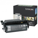 Lexmark original toner 12A6869, black, 10000str., label application, return