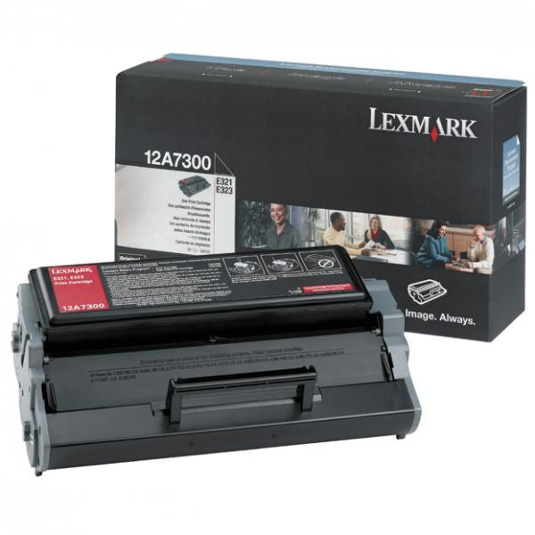 Lexmark originální toner 12A7300, black, 3000str.