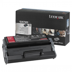 Lexmark original toner 12A7305, black, 6000str.