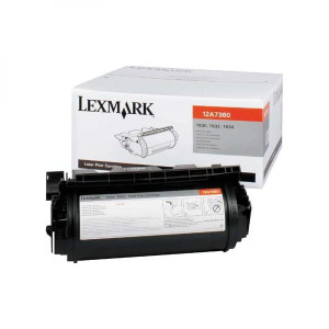 Lexmark originální toner 12A7360, black, 5000str.