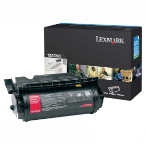 Lexmark originál toner 12A7365, black, 32000str.
