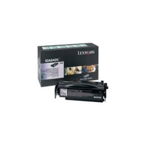 Lexmark original toner 12A8425, black, 12000str., return