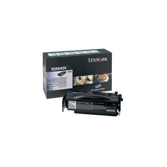 Lexmark original toner 12A8425, black, 12000str., return