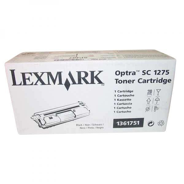 Lexmark originální toner 1361751, black, 4500str.