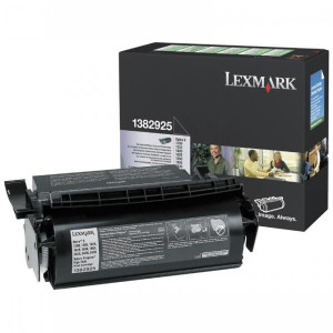 Lexmark originál toner 1382925, black, 17600str., return