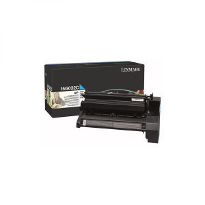 Lexmark original toner 15G032C, cyan, 15000str., high capacity