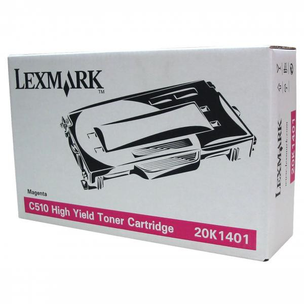 Lexmark originální toner 20K1401, magenta, 6600str.