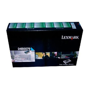 Lexmark originální toner 24B5579, cyan, 10000str., high capacity, return