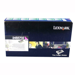Lexmark original toner 24B5702, magenta, 10000str., high capacity, return