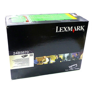 Lexmark originál toner 24B5870, black, 30000str., high capacity, return