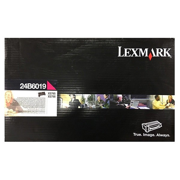 Lexmark originál toner 24B6019, magenta, 18000str.