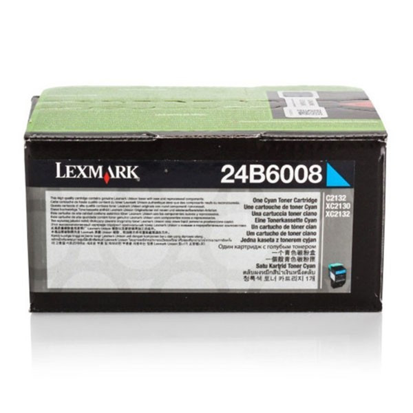Lexmark original toner 24B6008, 24B6008, cyan, 3000str., high capacity