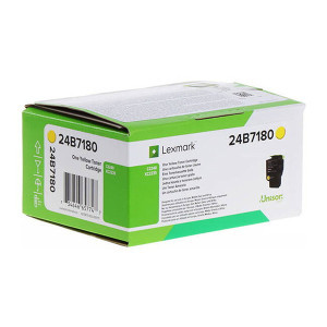 Lexmark original toner 24B7180, yellow, 6000str.