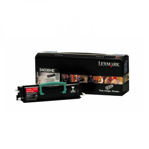 Lexmark original toner 34036HE, black, 6000str.