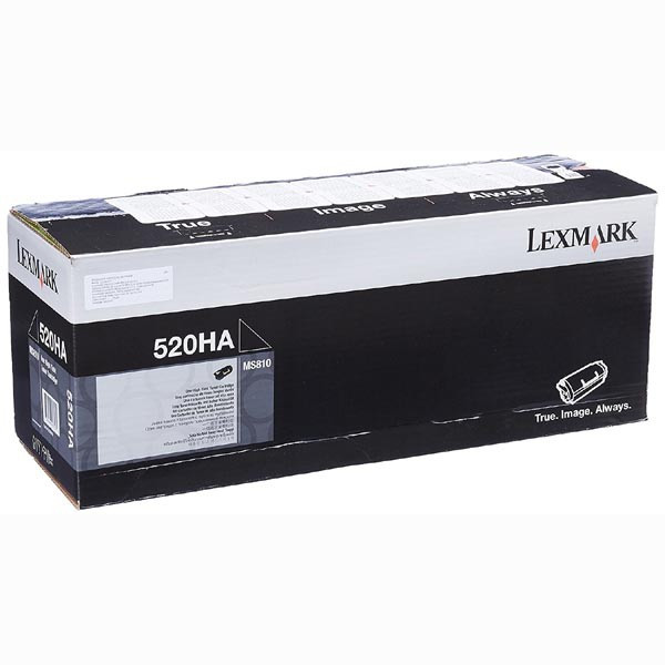 Lexmark originální toner 52D0HA0, 520HA, black, 25000str., high capacity
